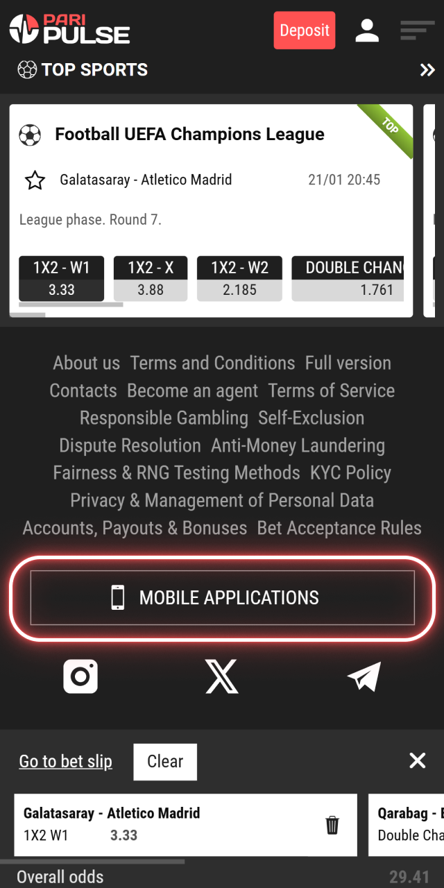 Open the downloaded file to start the installation of the PariPulse app.