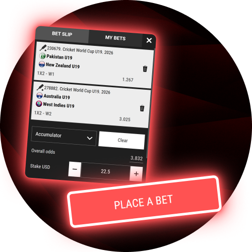 Access the full sportsbook and place bets on cricket matches using the PariPulse app bet slip.