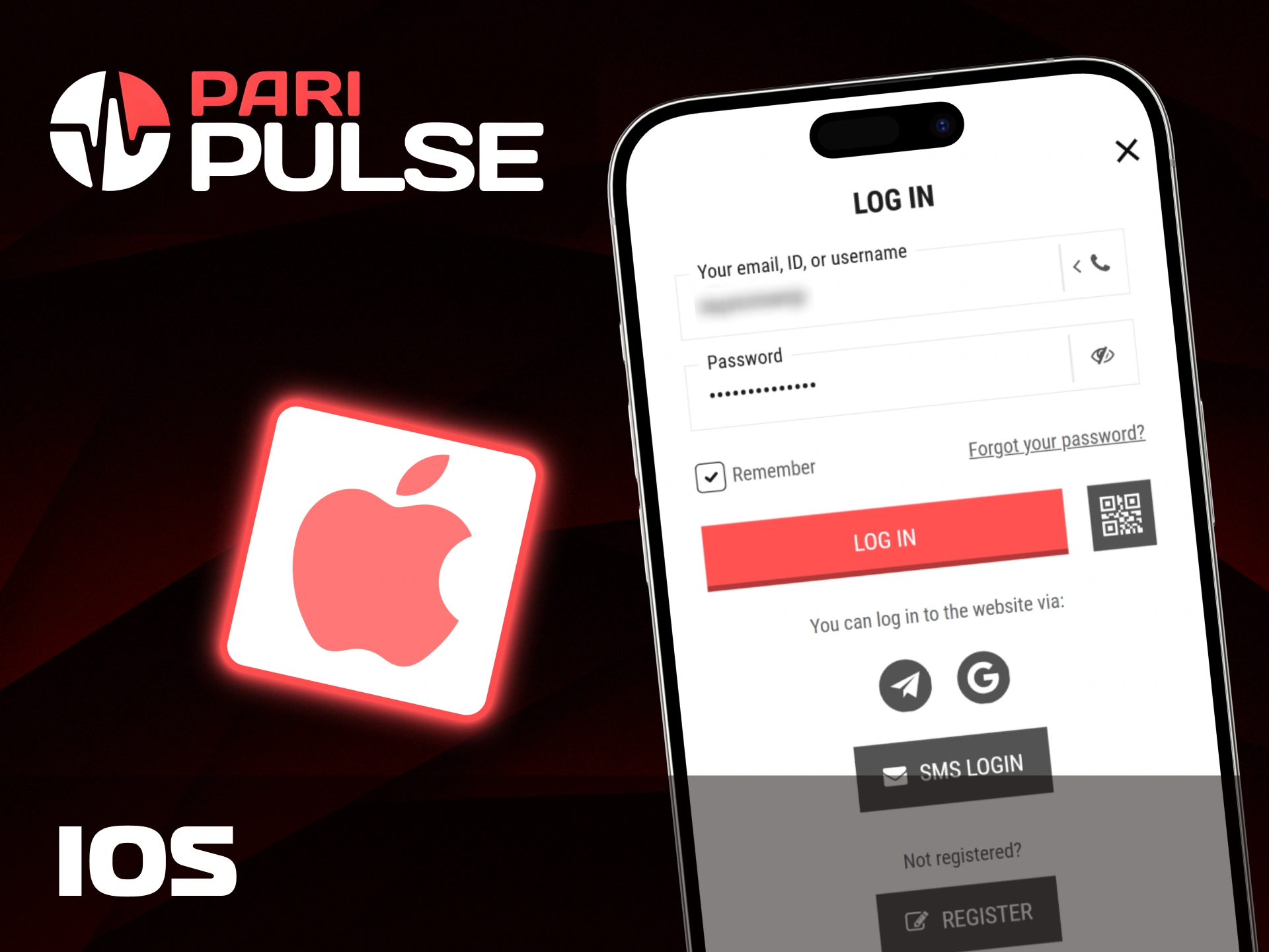 Install the PariPulse app on iOS to bet from your iPhone.