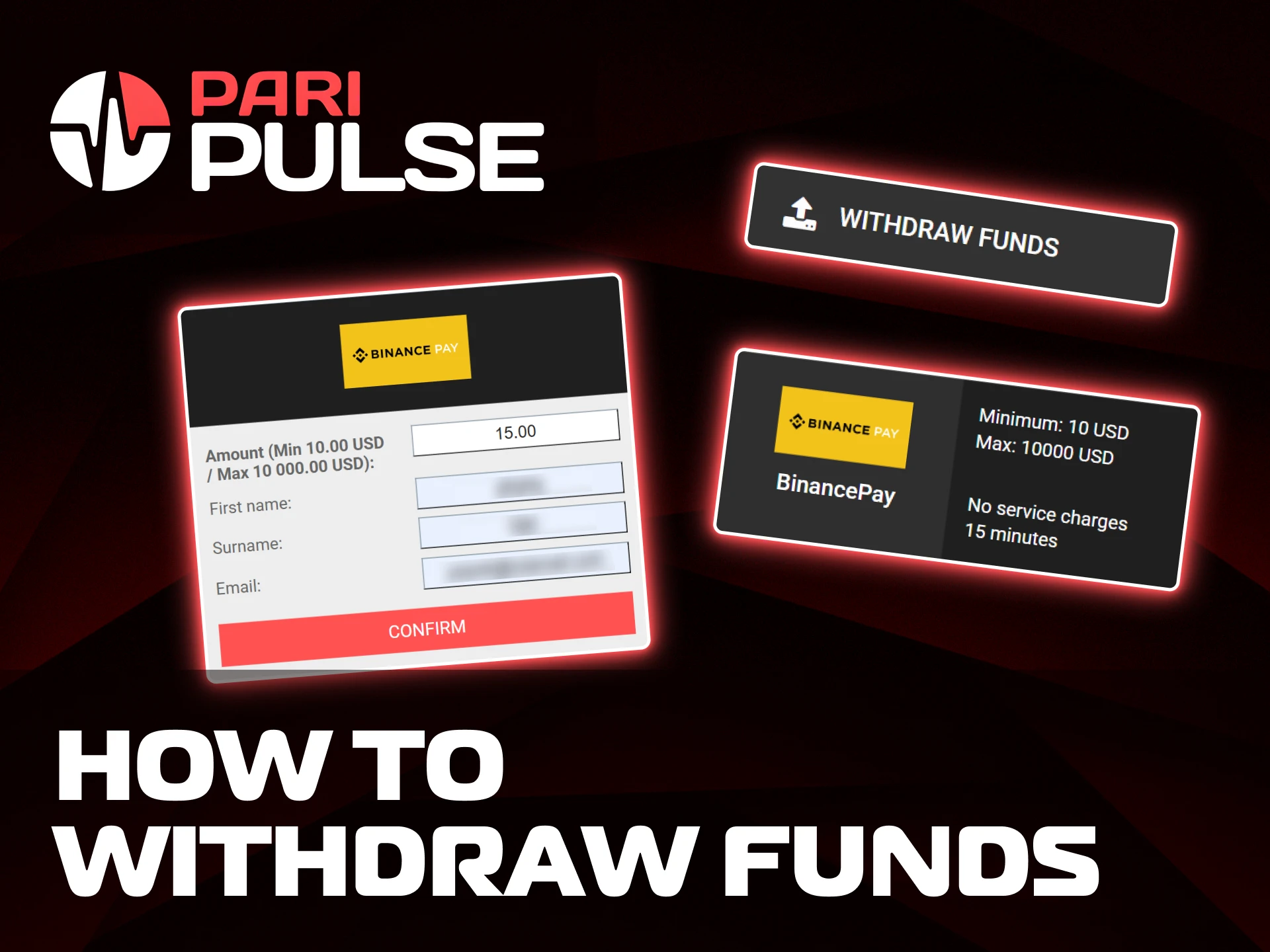 Learn how to withdraw your funds securely using Binance Pay at PariPulse.