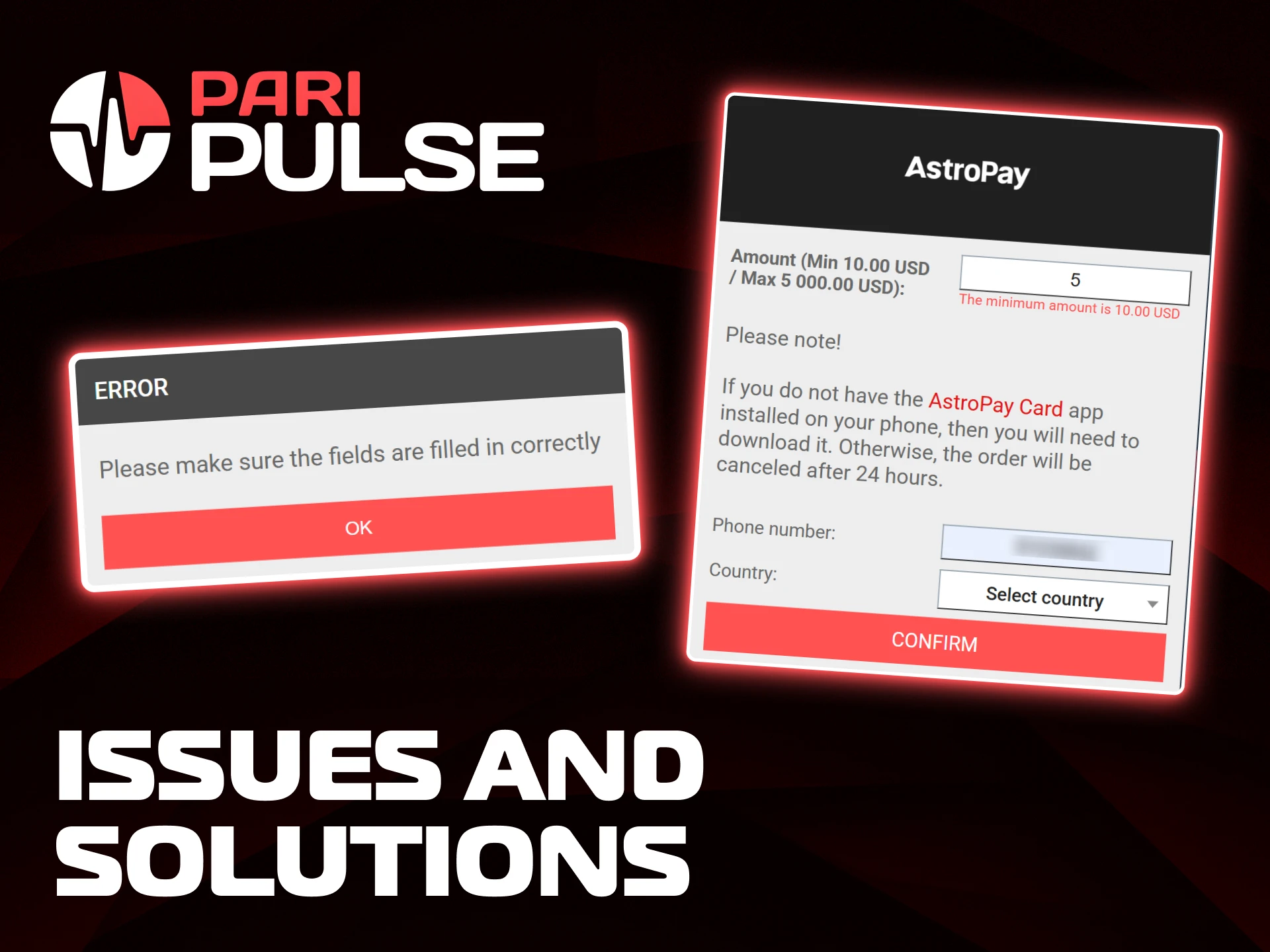 Troubleshoot common withdrawal issues and find solutions for payments at PariPulse.
